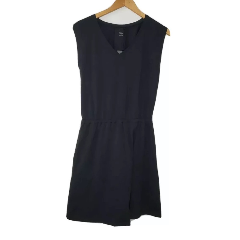 NAU Caviar Wrapture Dress Womens Size S New